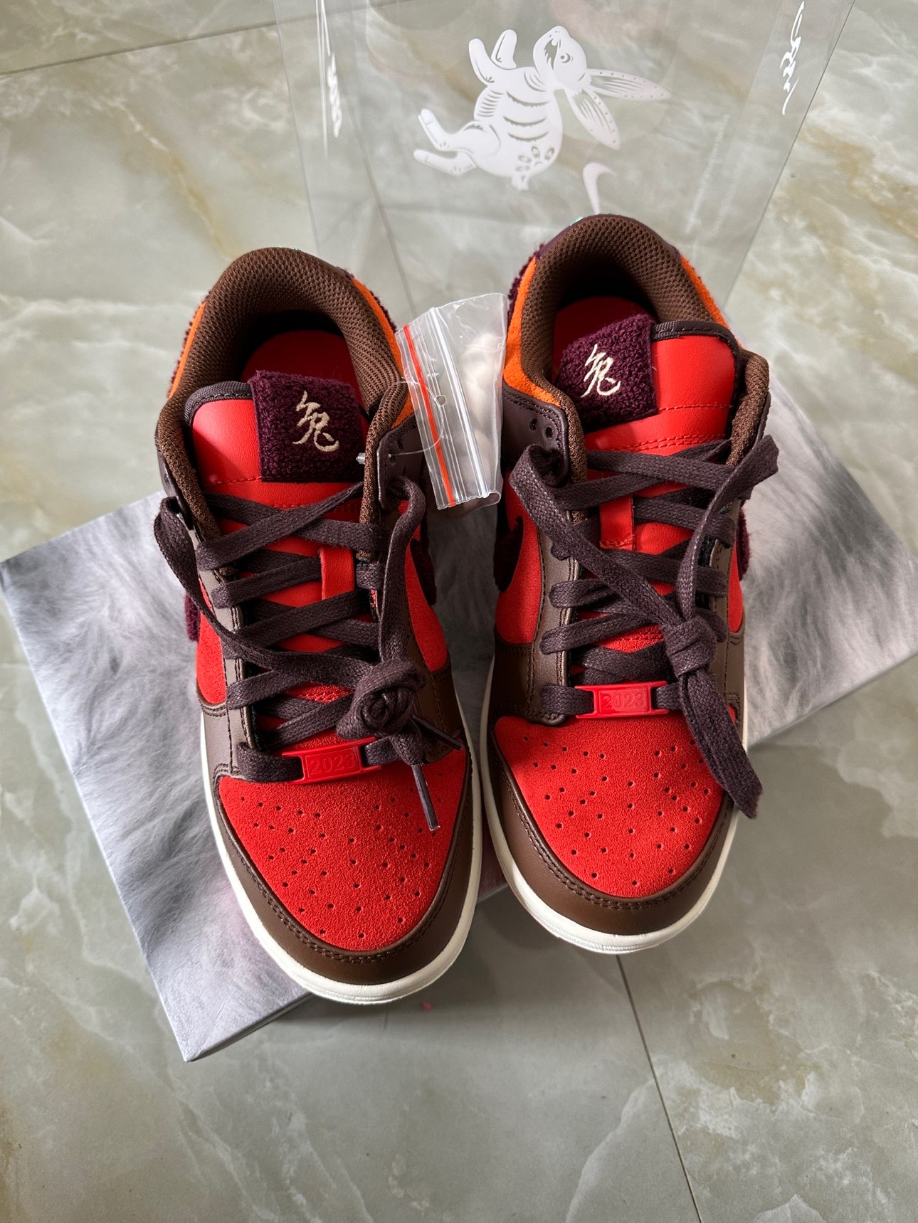 Nike Dunk Low Year of the Rabbit Orange Brown FD4203-661 For Sale ...