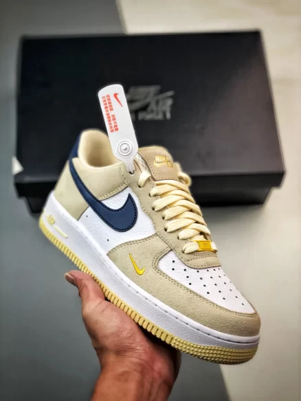 Nike Air Force 1 Low White Navy Gold FV6332-100 For Sale – Sneaker Hello
