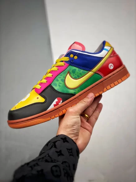 Nike Dunk Low What the Super Mario Custom For Sale – Sneaker Hello