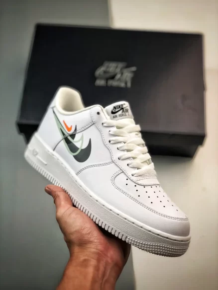 Nike Air Force 1 Low Multi Swoosh White Black FN7807-100 For Sale ...